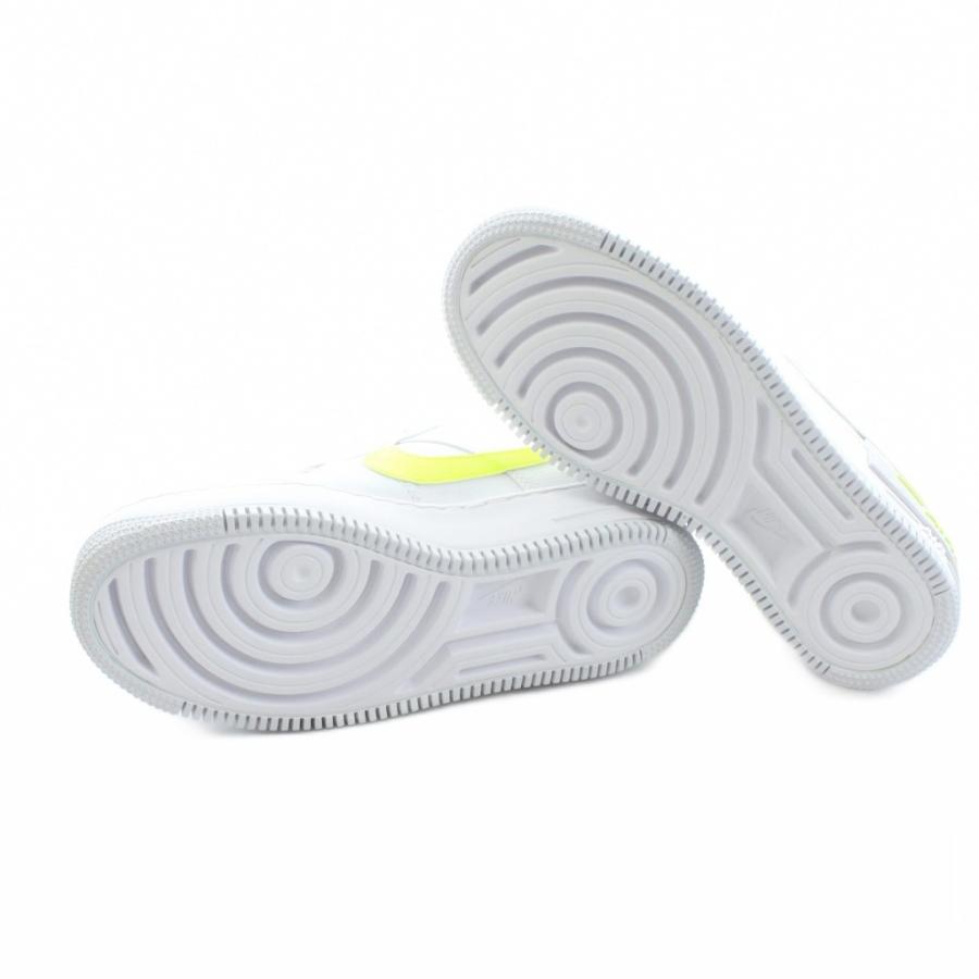 【中古】未使用品 ナイキ ウィメンズ エアフォース1 シャドウ ホワイト レモン スニーカー US8 25cm CI0919-104 NIKE（ナイキ） 未使用品 ウィメンズ エアフォース1 シャドウ ホワイト