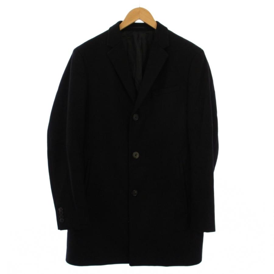 theory（セオリー） チェスターコート ミドル丈 ウール カシミヤ L 黒