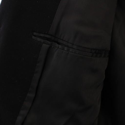 Theory ウールカシミアコート　黒 中古・古着通販】theory (セオリー) RELAXED COAT/カシミヤコート