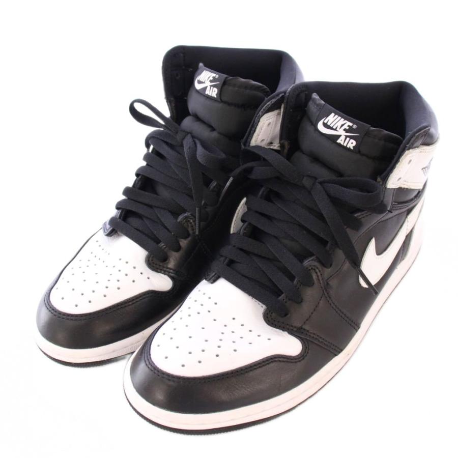 NIKE（ナイキ） エアジョーダン1レトロハイOGブラックホワイト