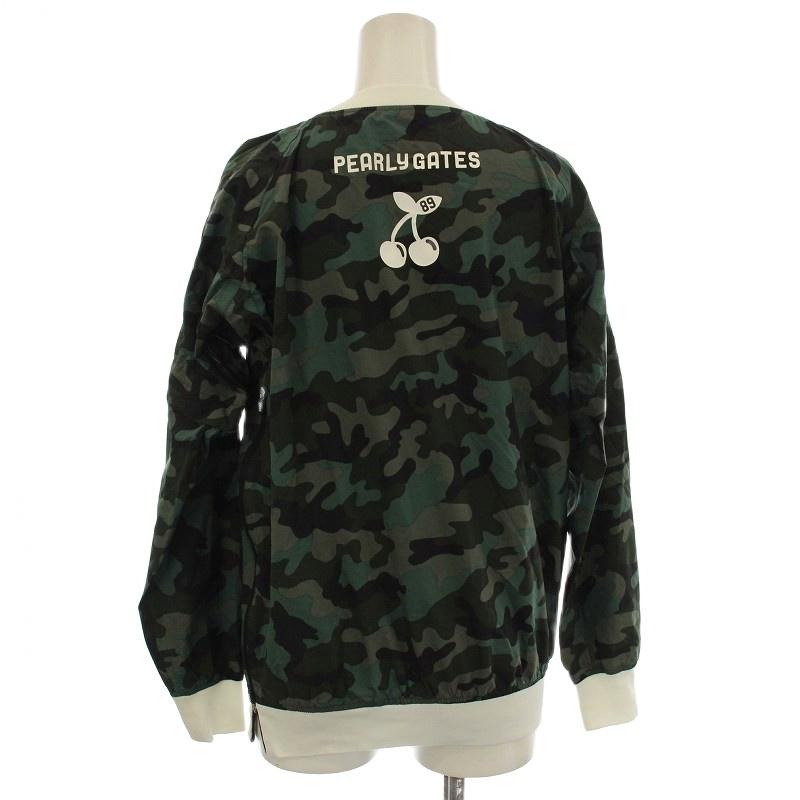 パーリーゲイツ PEARLY GATES ゴルフウェア ナイロン シャツ カモフラ