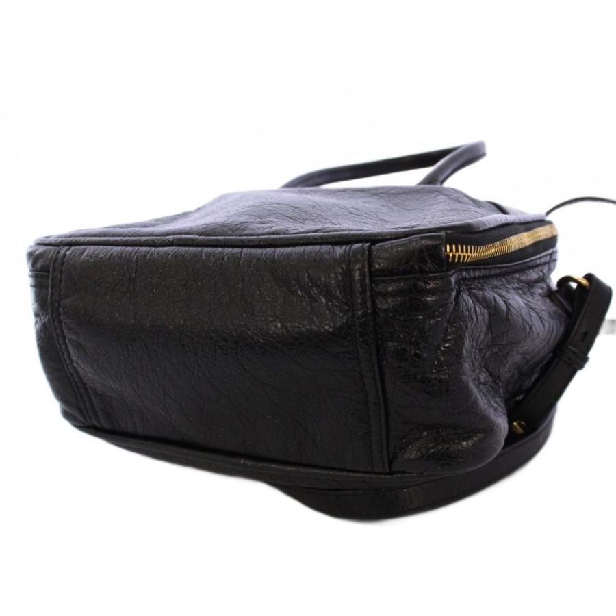 【中古】バレンシアガ BALENCIAGA ブランケット スクエアS 2WAY ハンドバッグ ショルダーバッグ レザー 黒 466541 BALENCIAGA（バレンシアガ） ブランケット スクエアS 2WAY