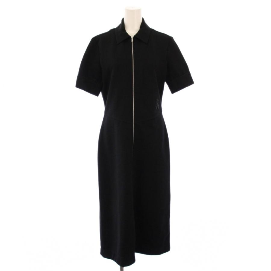 ジルサンダー JIL SANDER 23SS フレアワンピース マキシ ロング 半袖