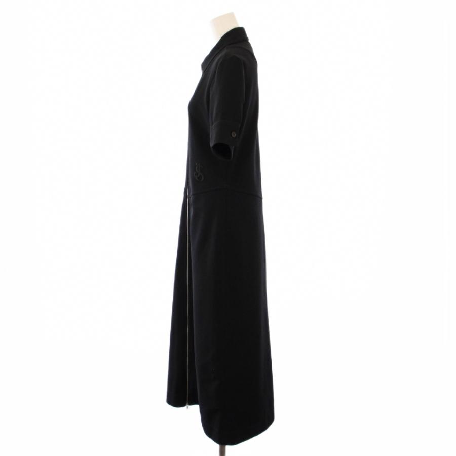 ジルサンダー JIL SANDER 23SS フレアワンピース マキシ ロング 半袖