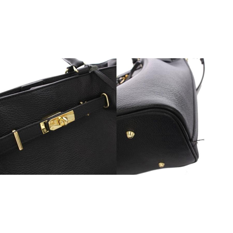 Milos 本革 黒 ハンドバッグ【新品未使用タグ付き】★お盆休み中★ セール】BARNYARDSTORM / MILOS(ミロス) / スクエアハンドルBAG