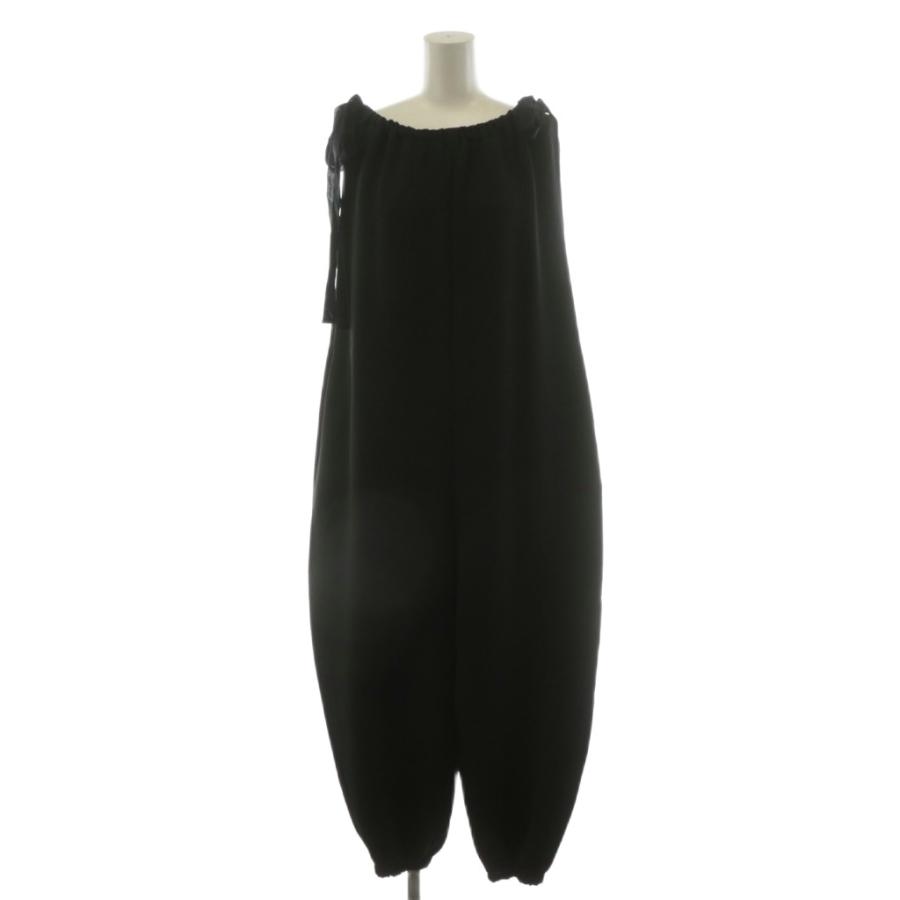 【中古】カレンソロジー Curensology 23SS リボンオールインワン ノースリーブ F 黒 ブラック CL309015ER Curensology（カレンソロジー） Curensology 23SS リボン