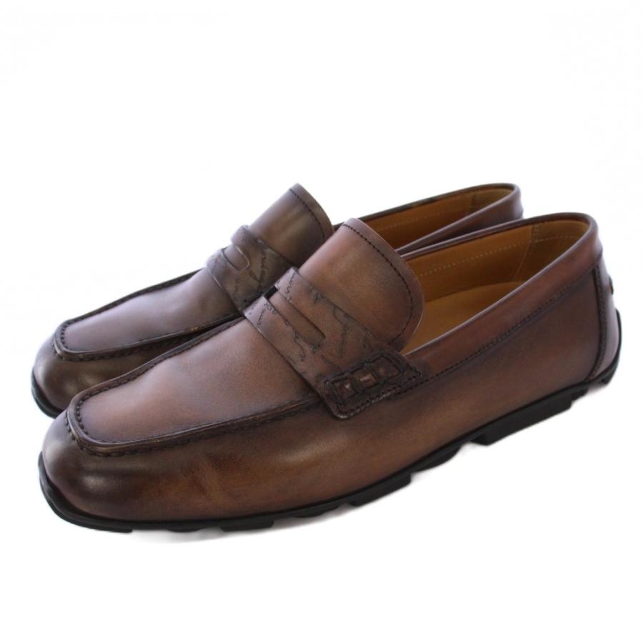 ベルルッティ Berluti カリグラフィー コインローファー モカシン