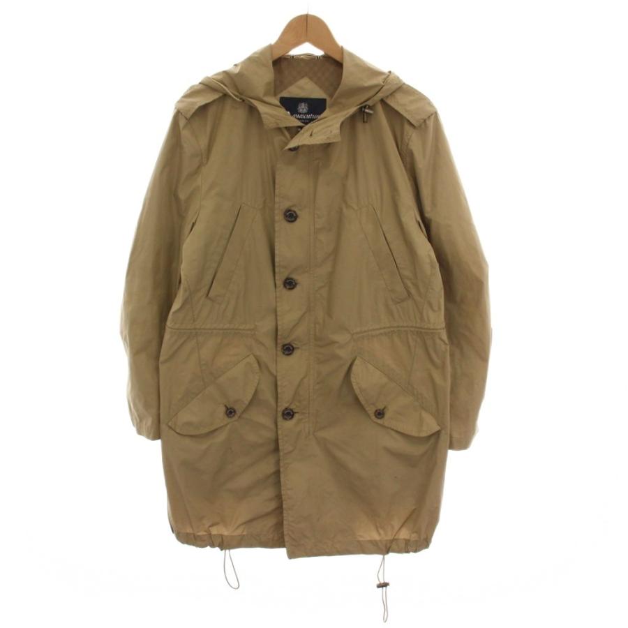 【美品✨️】【M】Aquascutum フード付き スプリングコート 撥水加工 アクアスキュータム AQUASCUTUM ライト モッズコート フード付き