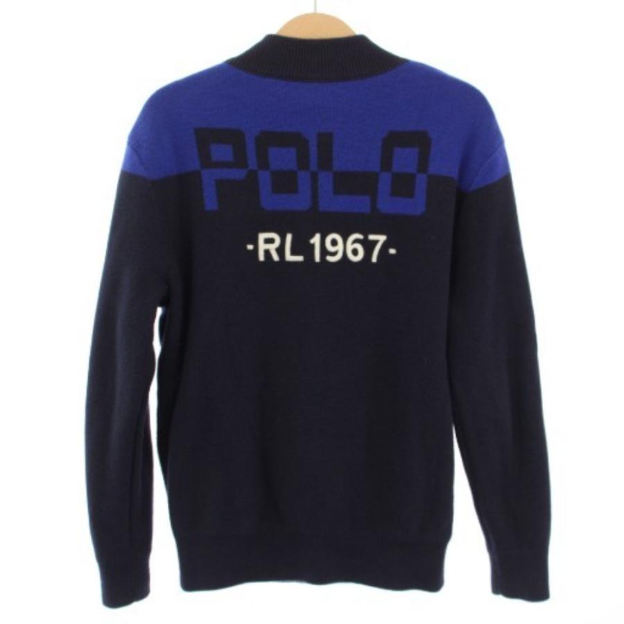 ラルフローレン 中綿ブルゾン ニット切替 ビッグポニー刺繍 袖ロゴ ネイビー 楽天市場】ラルフローレン ビッグポニー（柄刺繍）（メンズ