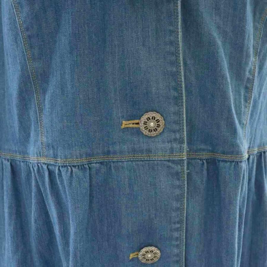 エムズグレイシー M'S GRACY 22AW デニムティアードコート ロング 38