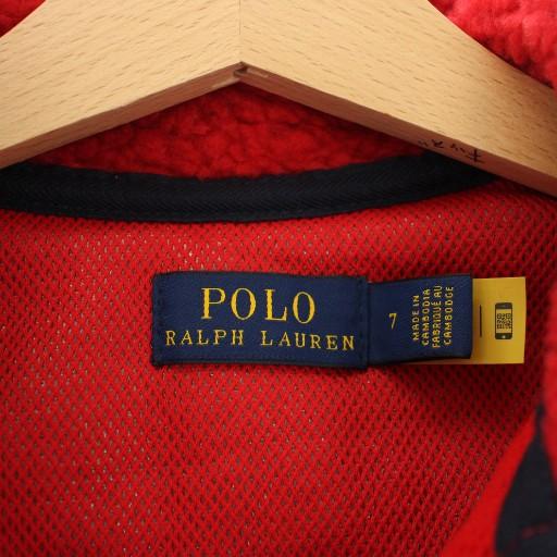 ポロ ラルフローレン POLO RALPH LAUREN ボア フリースジャケット 刺繍