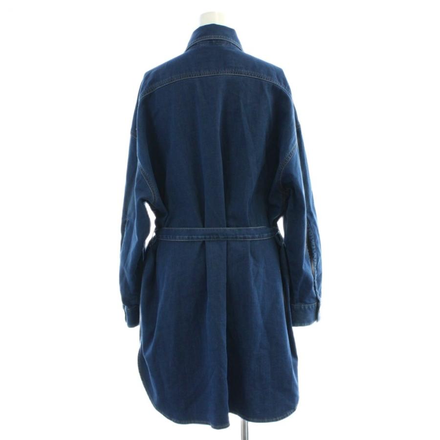 DIESEL（ディーゼル） デニムシャツ ワンピース ウエストリボン 長袖