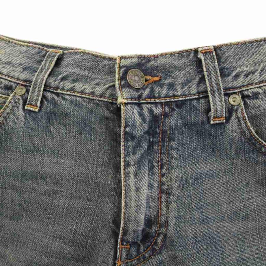 GUCCI（グッチ） デニムパンツ ジーンズ ジップフライ ロゴパッチ 44