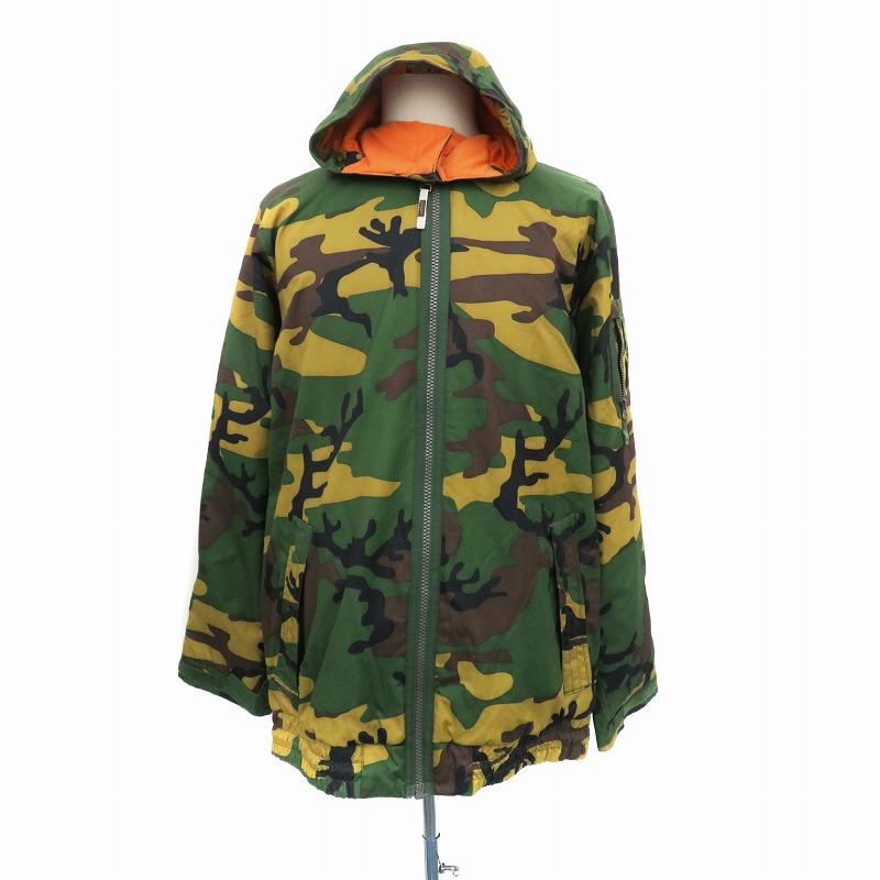 Burtonバートンスキーウェアスノーボードジャケットパーカー茶色ベージュカモ柄 バートン BURTON スノーボードウエア ジップアップパーカー カモフラ