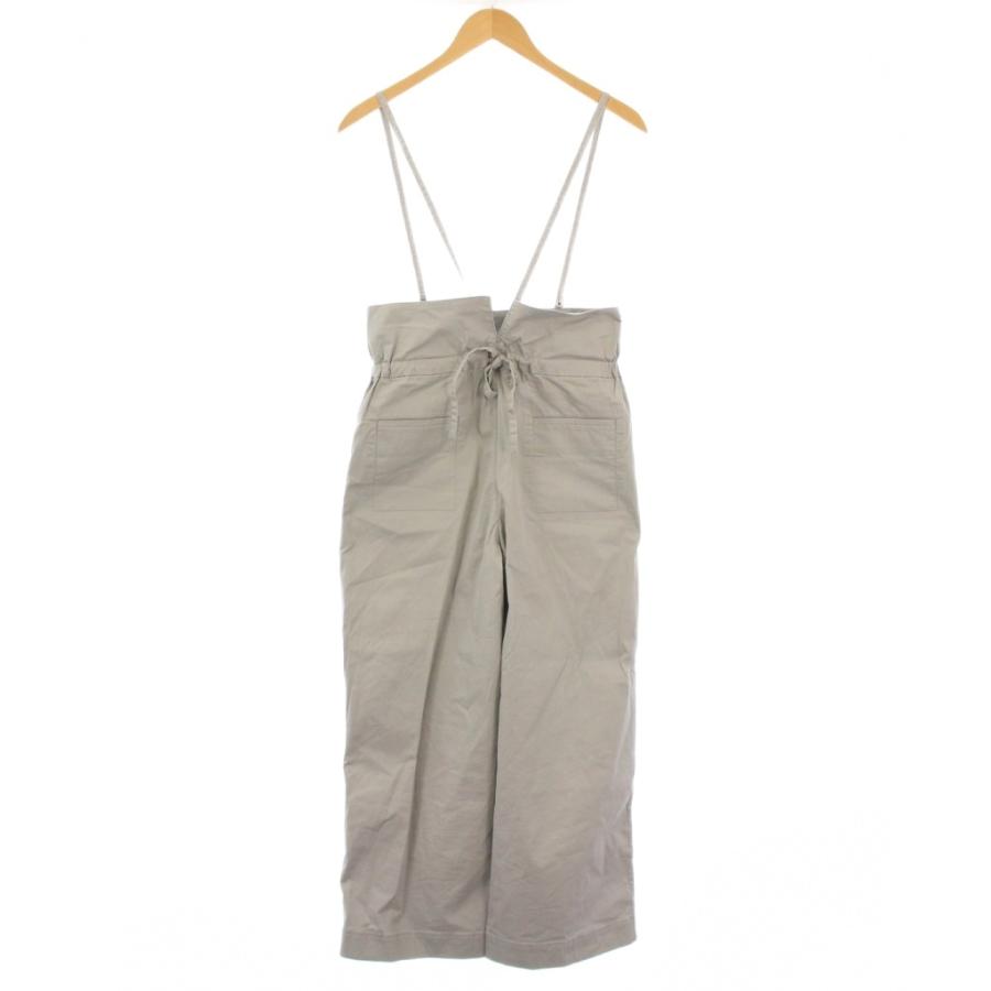 ドゥロワー Drawer 24SS サロペット ワイドパンツ ジップフライ バック