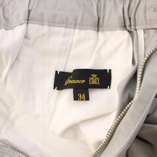 ドゥロワー Drawer 24SS サロペット ワイドパンツ ジップフライ バック