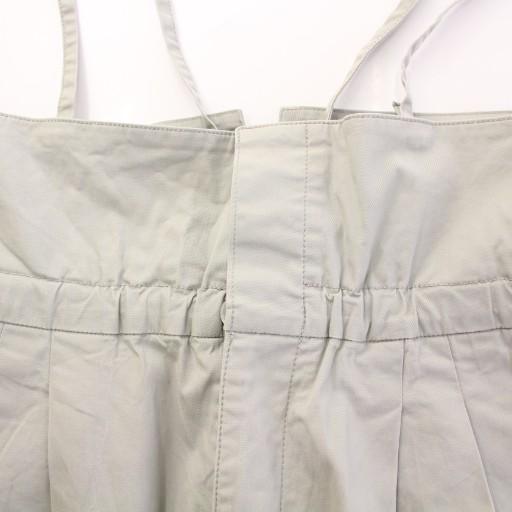 ドゥロワー Drawer 24SS サロペット ワイドパンツ ジップフライ バック