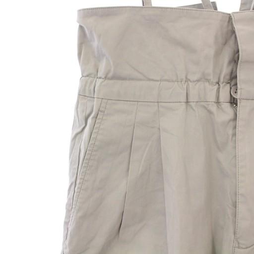 ドゥロワー Drawer 21SS　コットンドロストサロペット　ワイドパンツ ドゥロワー Drawer 24SS サロペット ワイドパンツ ジップフライ バック