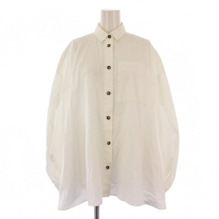 【中古】エンフォルド ENFOLD シャツ ブラウス 長袖 38 ホワイト 300FS930-1540 /BM レディース エンフォルド ENFOLD シャツ ブラウス 長袖 38 ホワイト 300FS930-1540