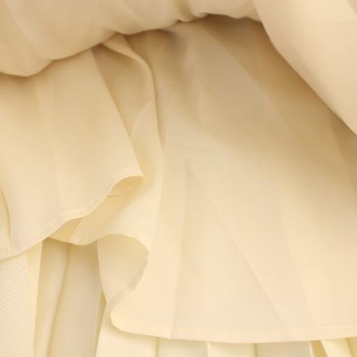 ノーブル NOBLE 24AW ブライトサテンアコーディオンプリーツスカート