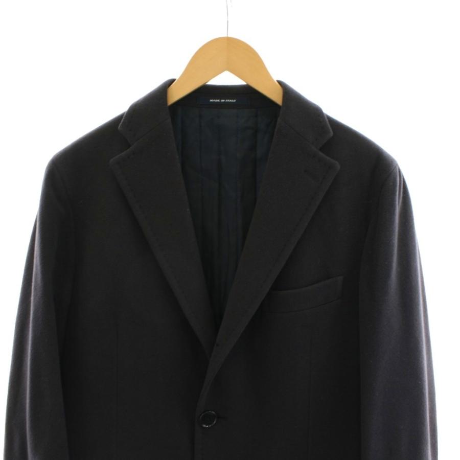タリアトーレ チェスターコート ロング丈 ウール 48 紫 CSBM13B タリアトーレ TAGLIATORE チェスターコート ロング丈 ウール カシミヤ