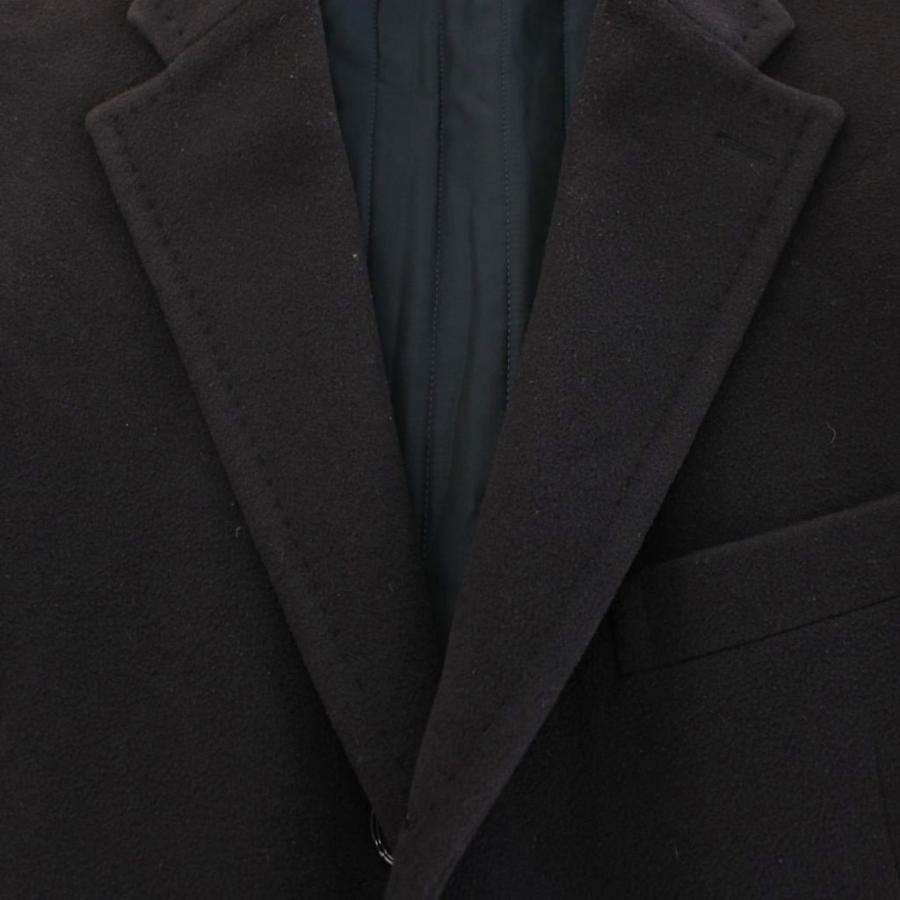 タリアトーレ チェスターコート ロング丈 ウール 48 紫 CSBM13B タリアトーレ TAGLIATORE チェスターコート ロング丈 ウール カシミヤ