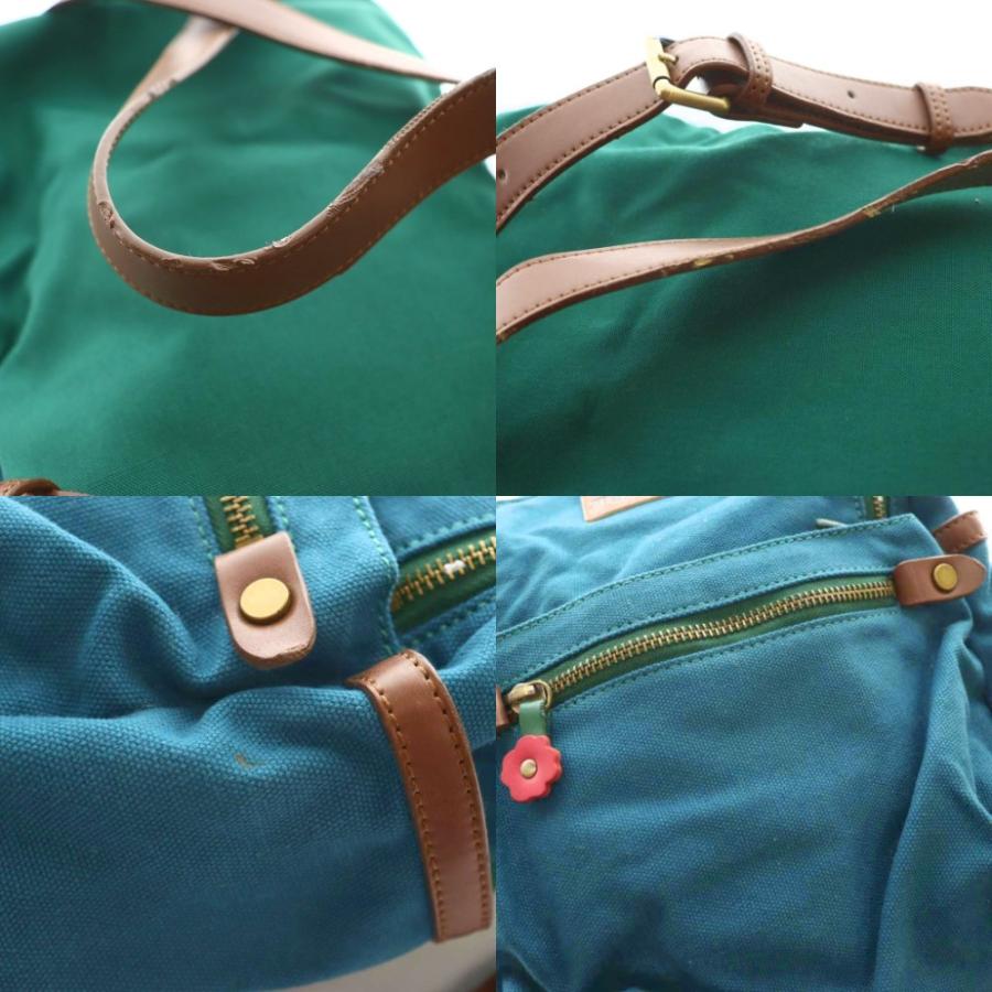 ホコモモラ JOCOMOMOLA リュックサック デイパッグ キャンバス 青