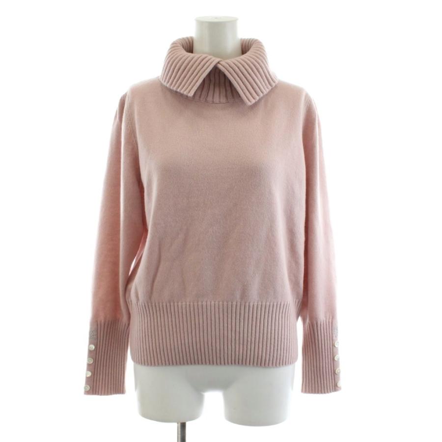 エムズグレイシー タグ付き未使用品リブハイネックニット 40 中古