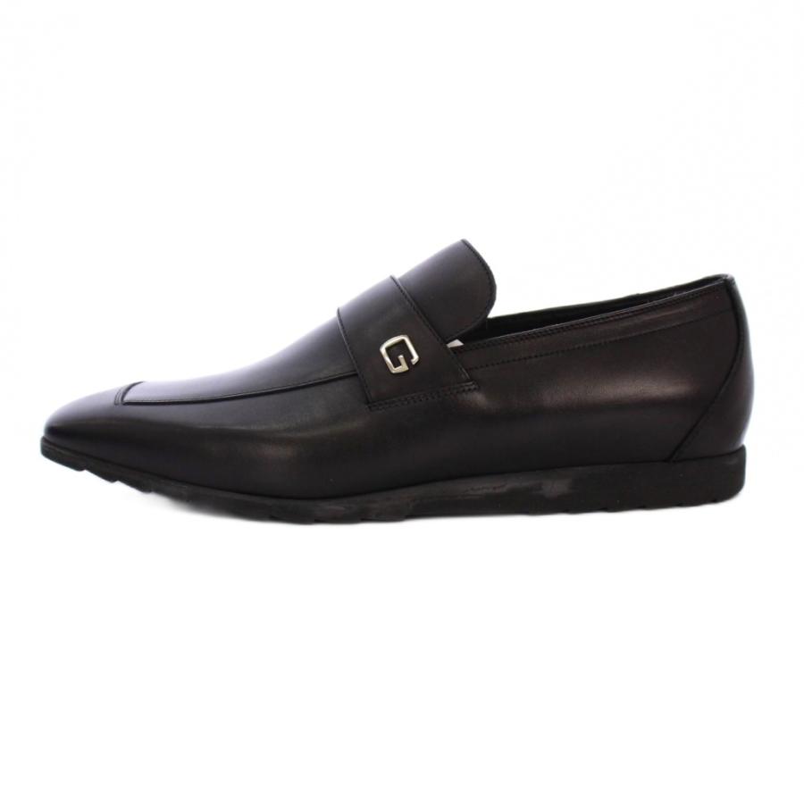 GUCCI（グッチ） ビジネスシューズ レザー 38.5 黒 163497 /BM メンズ
