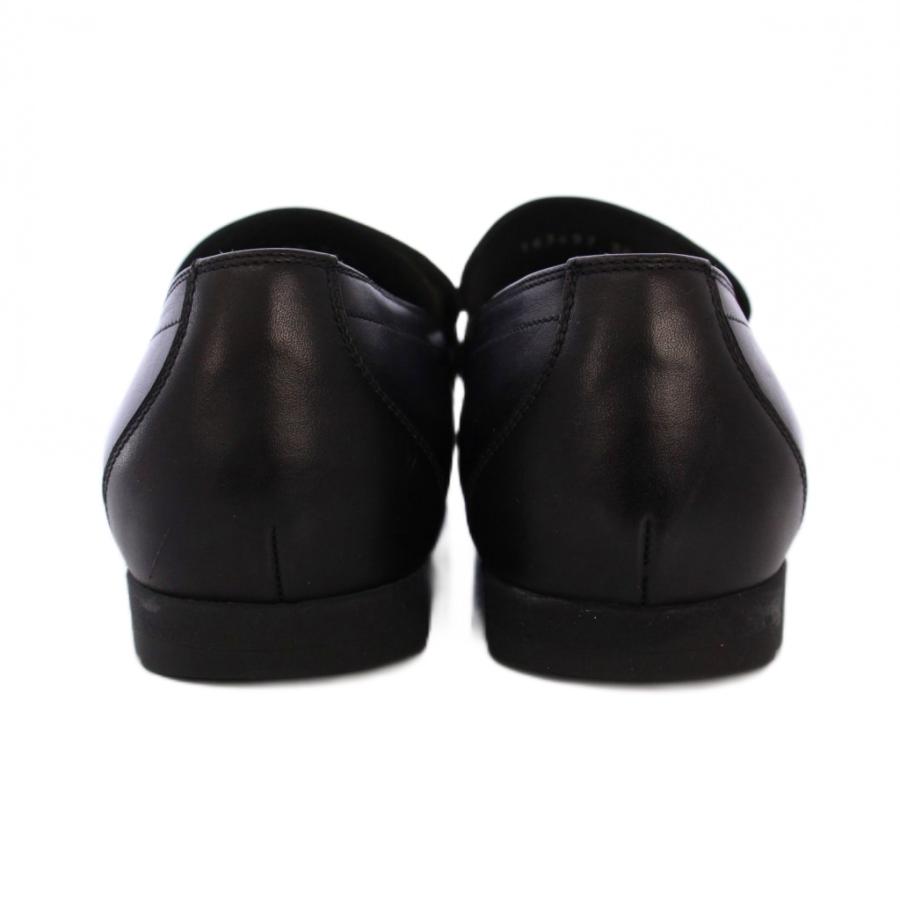 GUCCI（グッチ） ビジネスシューズ レザー 38.5 黒 163497 /BM メンズ