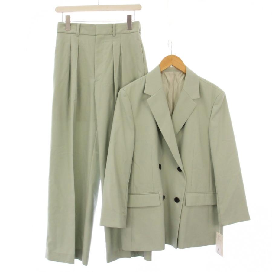 未使用品 ミラオーウェン 3ピースオーバーサイズダブルブレスト  