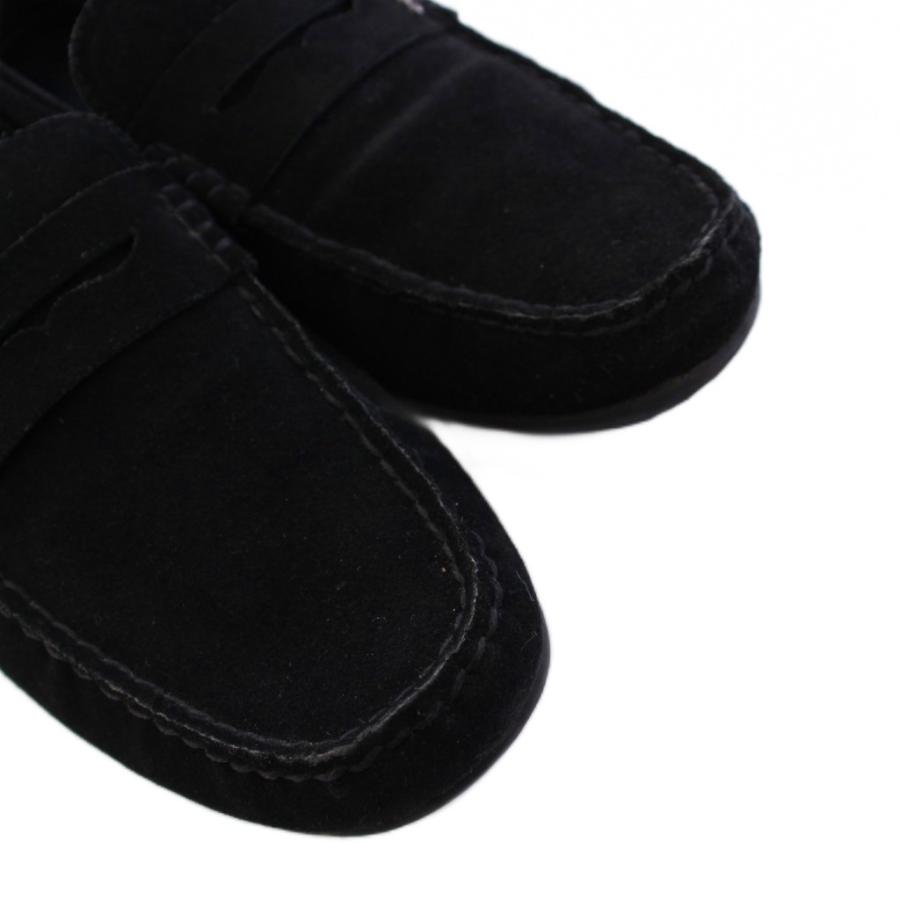 COACH（コーチ） ドライビングシューズ ローファー スエード 7D 黒