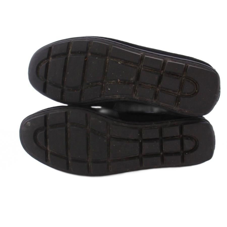 COACH（コーチ） ドライビングシューズ ローファー スエード 7D 黒