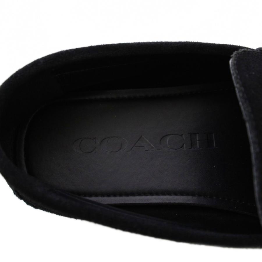 COACH（コーチ） ドライビングシューズ ローファー スエード 7D 黒