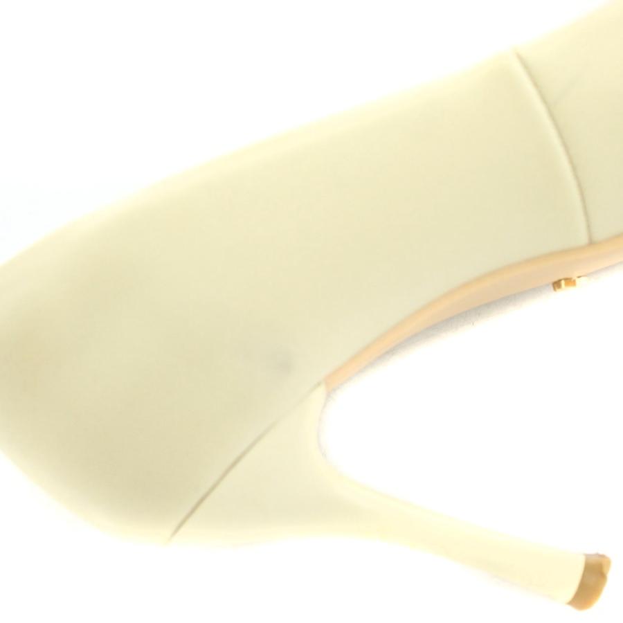 イエロ YELLO パンプス ポインテッドトゥ ヒール M アイボリー /AN1