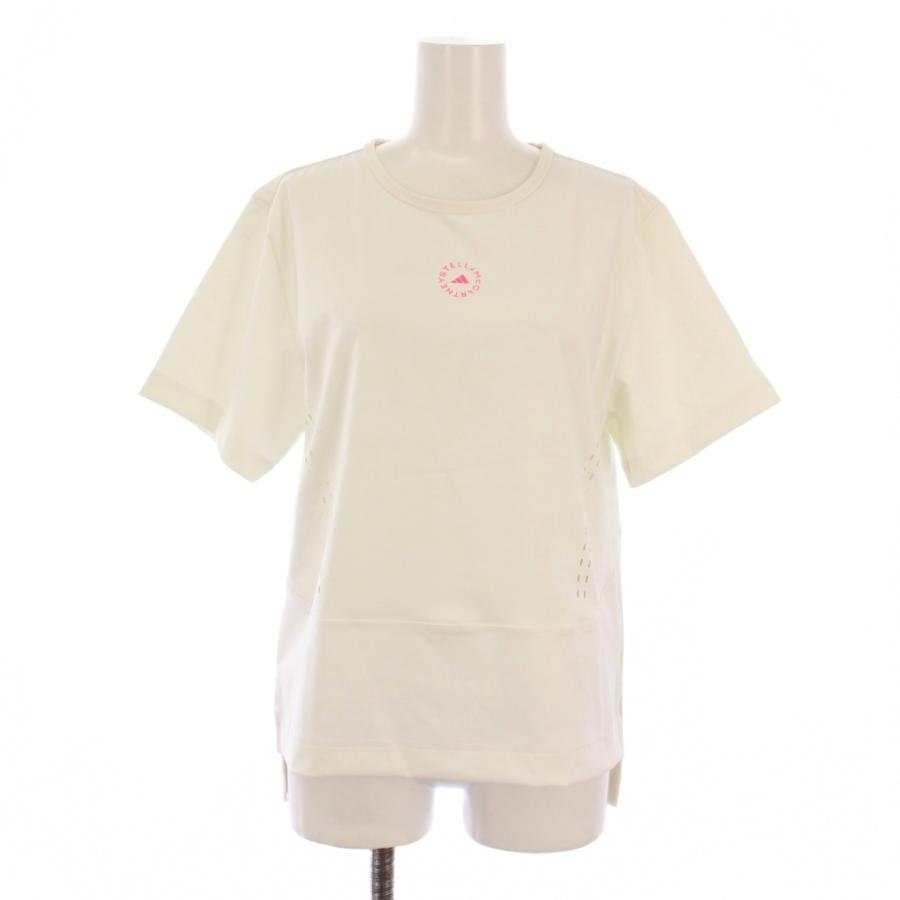 N7−1◯ アディダス×ステラマッカートニー 半袖 Tシャツ ホワイト レース アディダス バイ ステラマッカートニー adidas by Stella McCartney T