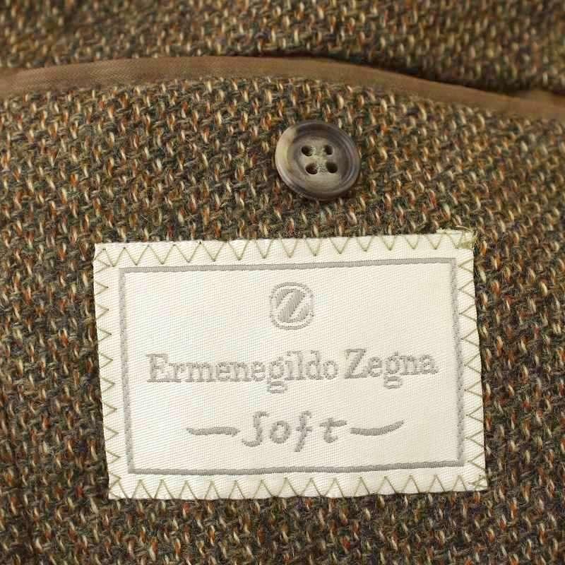 美品　エルメネジルドゼニア　アルパカ カシミヤ混　テーラードジャケット エルメネジルドゼニア Ermenegildo Zegna テーラードジャケット