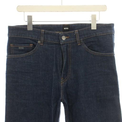 【中古】ヒューゴボス HUGO BOSS TABER TAPERED デニムパンツ ジーンズ ジップフライ 33/32 紺 50489011 メンズ ヒューゴボス HUGO BOSS テーバー テーパード TABER TAPERED デニム