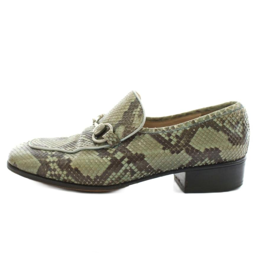 GUCCI（グッチ） ホースビット ローファー モカシン パイソンレザー 36