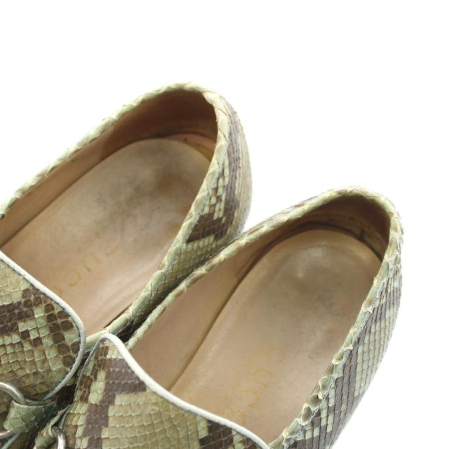 GUCCI（グッチ） ホースビット ローファー モカシン パイソンレザー 36