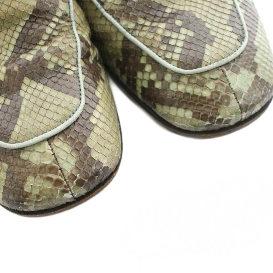 GUCCI（グッチ） ホースビット ローファー モカシン パイソンレザー 36