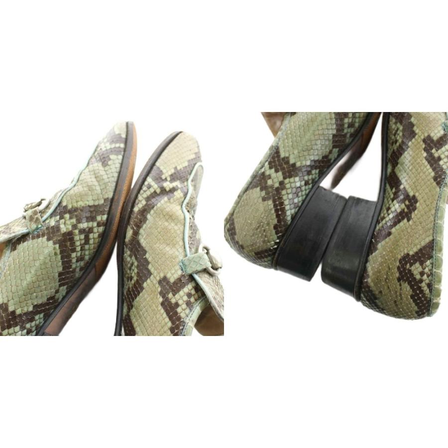 GUCCI（グッチ） ホースビット ローファー モカシン パイソンレザー 36