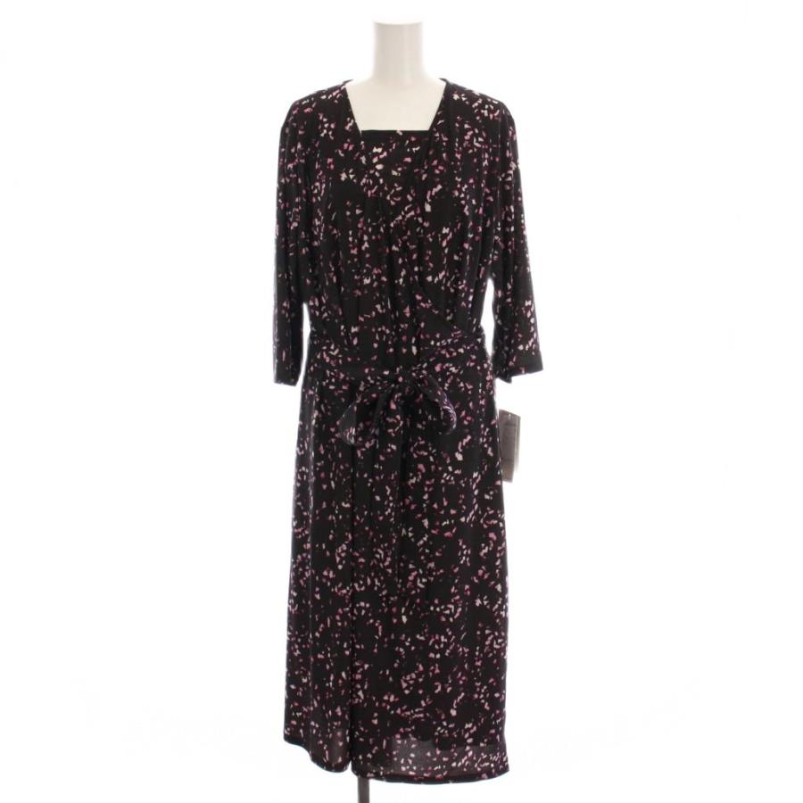 未使用品 レリアン Leilian ワンピース ロング カシュクール 総柄 七分