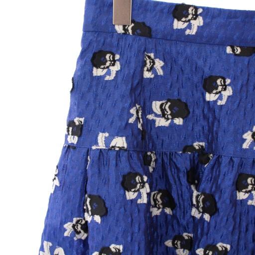アナイ ANAYI 24SS フラワージャガードタックギャザースカート フレア