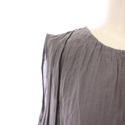 アナイ ANAYI 24SS シルクコットンローンプリーツワンピース フレア