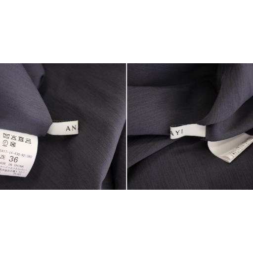 アナイ ANAYI 24SS シルクコットンローンプリーツワンピース フレア