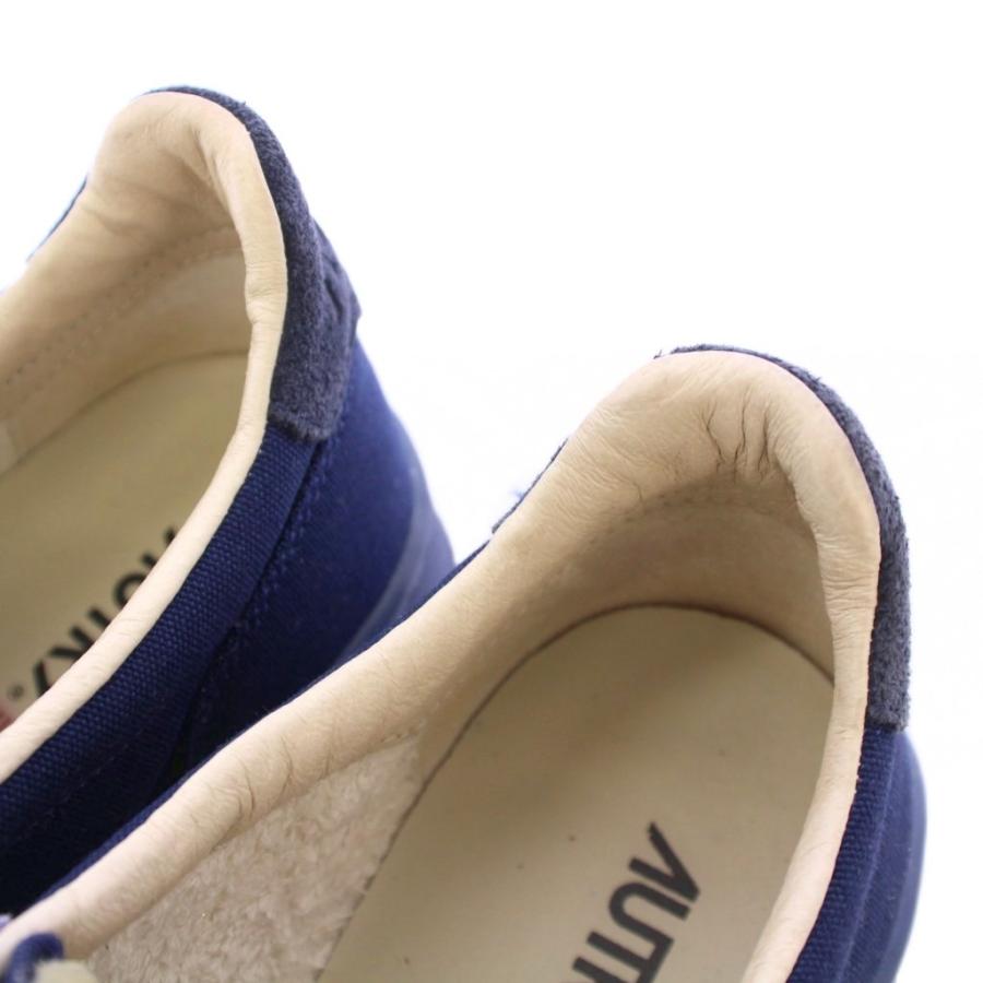 【中古】オートリー AUTRY MEDALIST LOW SNEAKERS メダリストロースニーカー シューズ ローカット 厚底 ロゴ 紺 オートリー AUTRY MEDALIST LOW SNEAKERS メダリストロースニーカー
