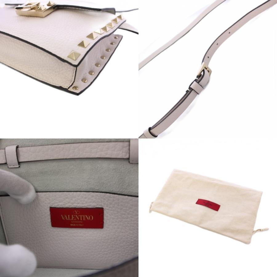 美品 ヴァレンティノガラヴァーニ レザー 2WAY ショルダーバッグ スタッズ VALENTINO（ヴァレンティノ） 【美品】ヴァレンティノ ガラバーニ