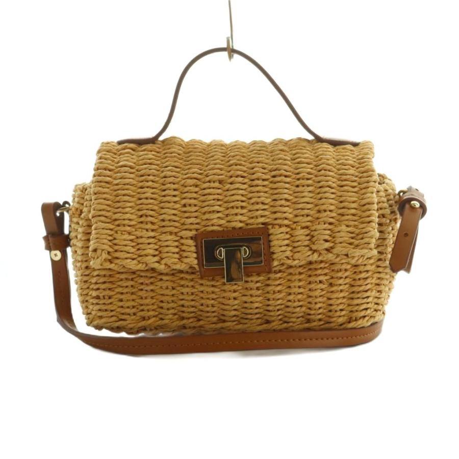 ZARA（ザラ） ZARA 2WAY ショルダーバッグ ハンドバッグ 編み込み