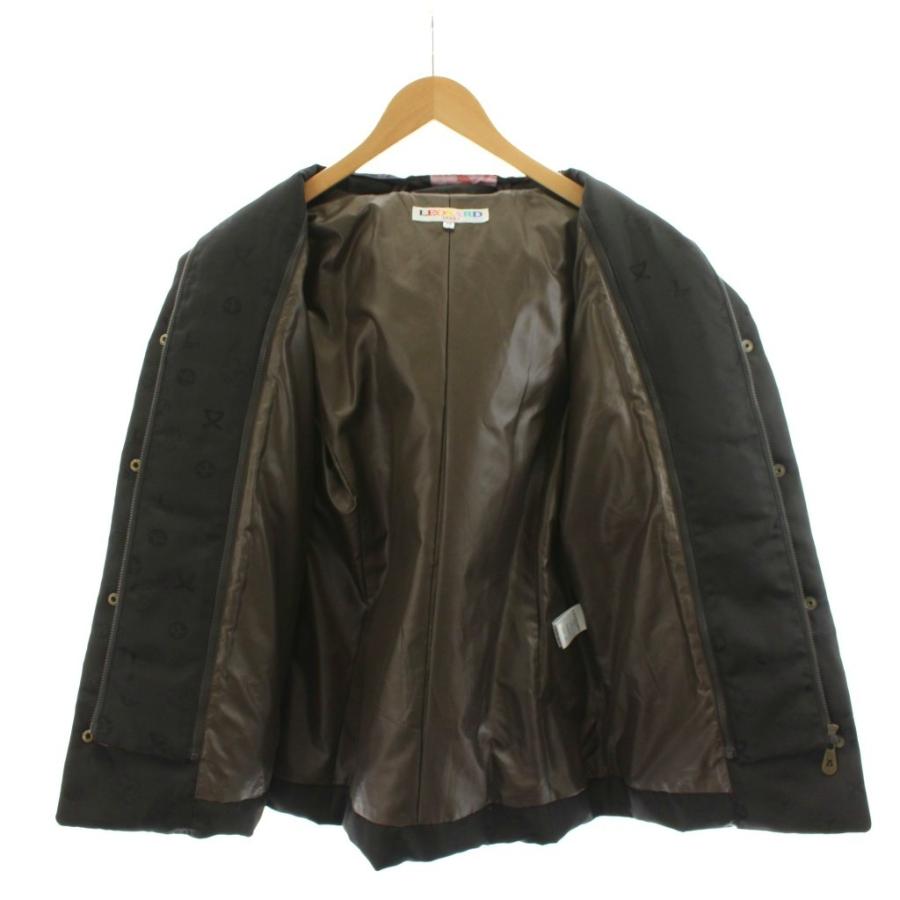 レオナールスポーツ LEONARD SPORT ダウンジャケット 総柄 フード 花柄